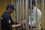 Аркадий Смелов во время рассмотрения ходатайства об аресте в Никулинском суде