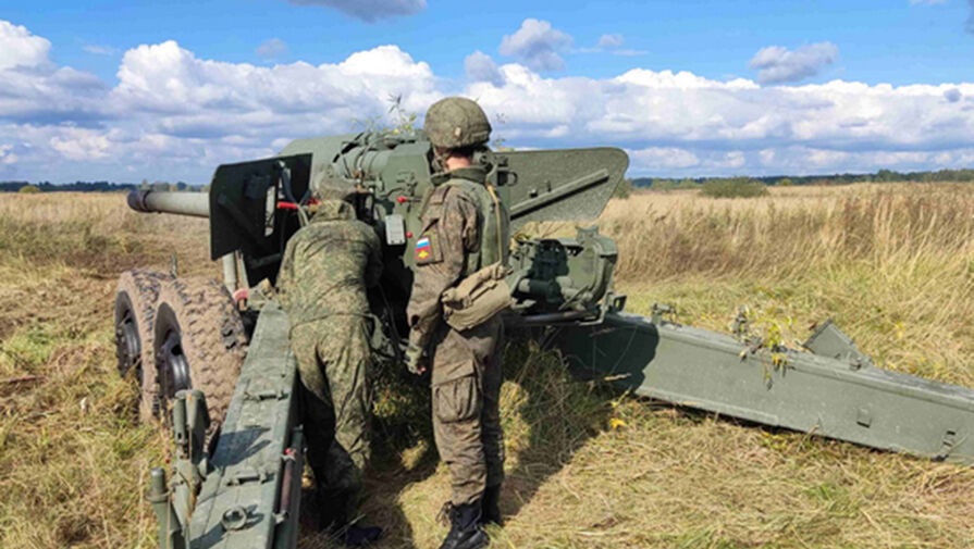 Мобилизованные военные выполнили учебные стрельбы из Гиацинтов на полигонах Балтфлота