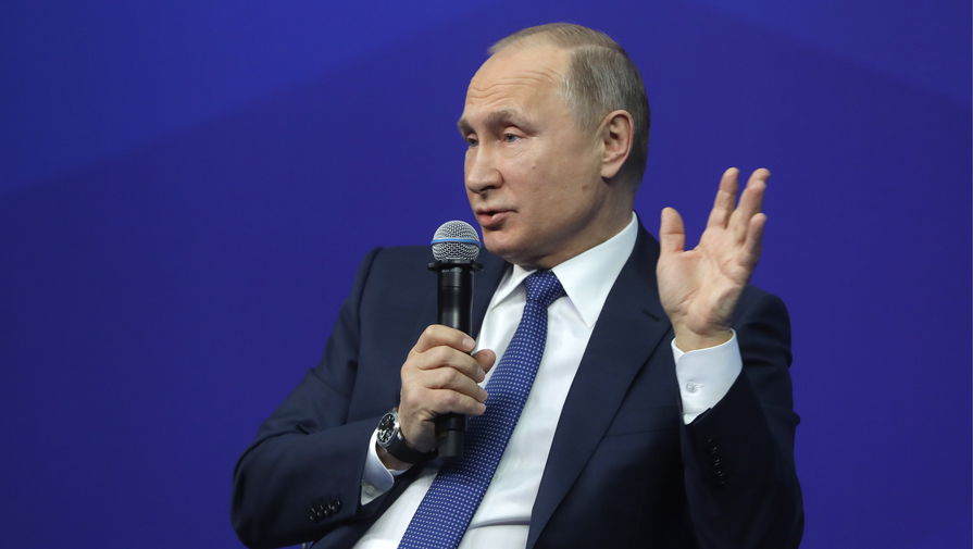 Владимир Путин на встрече с доверенными лицами