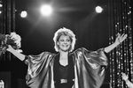 Таллин. Певица Ирина Понаровская во время съемок телепрограммы «Звездопад», 1986 год