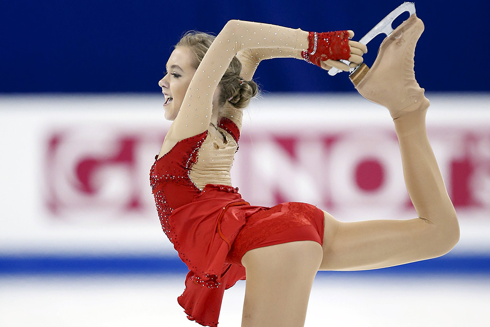 Елена Радионова из России — вторая после короткой программы у женщин