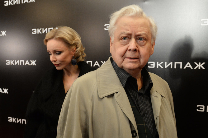 Олег Табаков и его супруга Марина Зудина