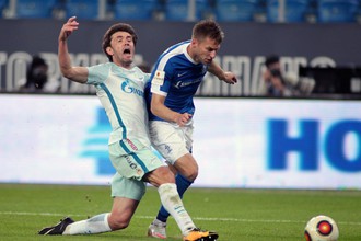 «Динамо-СПб» победило «Зенит» в матче 1/16 Кубка России по футболу