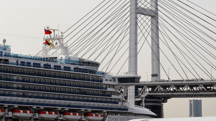 Ситуация у круизного лайнера Diamond Princess, находящегося на карантине около японского города Иокогама, 7 февраля 2020 года