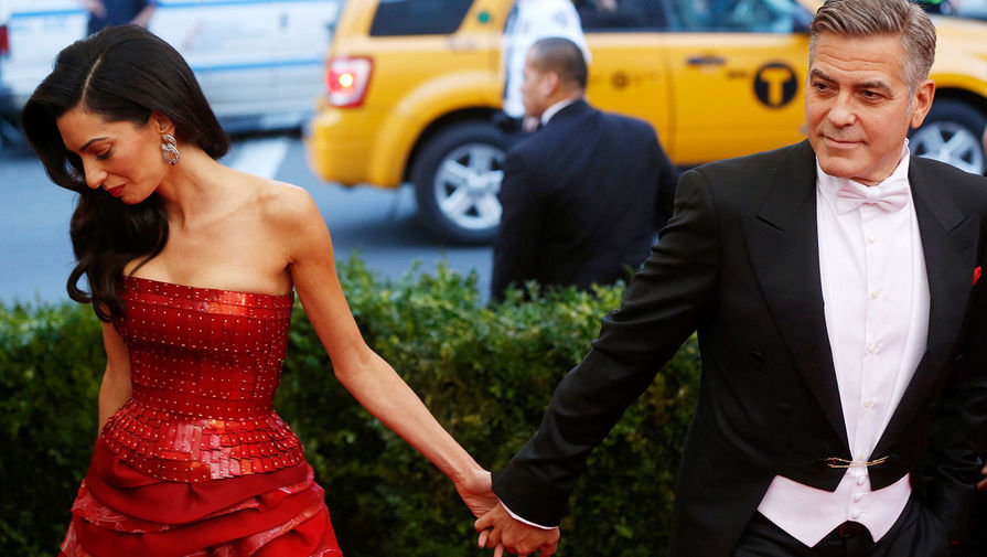 Джордж и Амаль Клуни на&nbsp;Metropolitan Museum of Art Costume Institute Gala 2015&nbsp;на&nbsp;Манхэттене