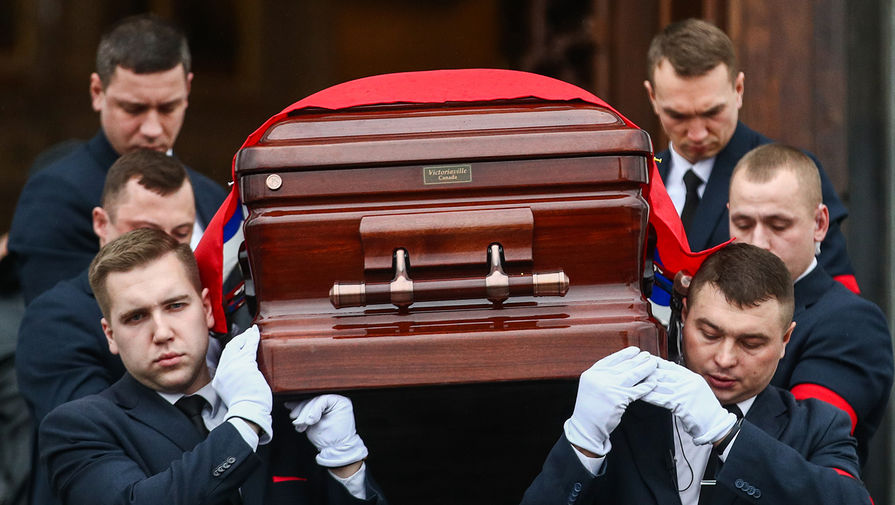 Почему покойника выносят вперед. Похороны Юрия Лужкова церемония прощания.