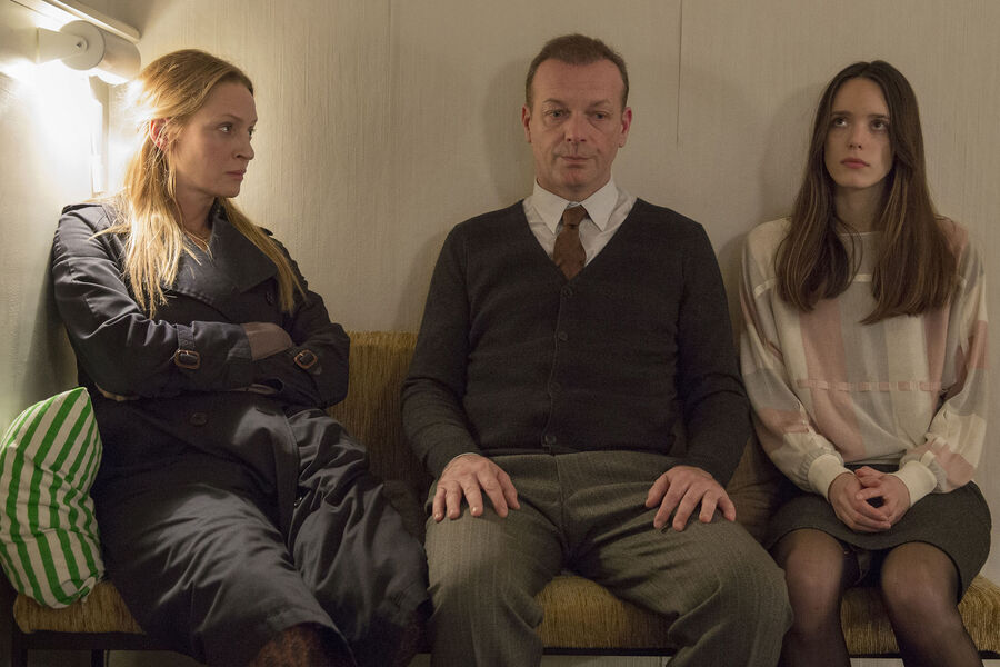 <b>&laquo;Нимфоманка&raquo; (2013)</b>
<br><br>
Когда начало казаться, что карьера Турман медленно, но верно идет на&nbsp;спад, в&nbsp;ее жизни появился Ларс фон Триер &mdash; и перевернул ситуацию с&nbsp;ног на&nbsp;голову. Первой совместной работой режиссера и актрисы стала драма &laquo;Нимфоманка&raquo;, которая в&nbsp;некоторых словарях числится в&nbsp;качестве синонима слова &laquo;провокация&raquo;. В&nbsp;заключительной части так называемой «трилогии депрессии» Ума сыграла Миссис Н, у&nbsp;которой главная героиня Джо (Стэйси Мартин) уводит мужа.
