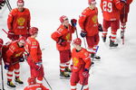 Игроки сборной России после матча с командой Швеции