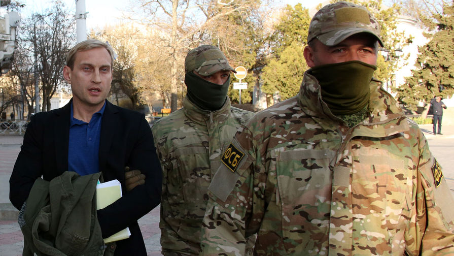 Глава администрации Евпатории Андрей Филонов, задержанный после обысков в&nbsp;здании администрации