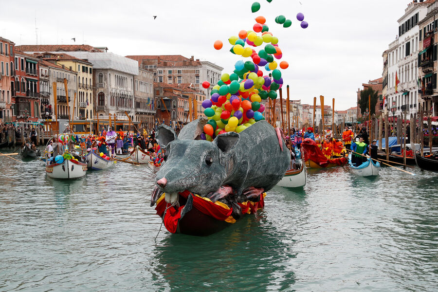 Во время ежегодного Венецианского карнавала, февраль 2023&nbsp;года