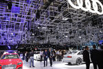 Стенд компании Audi на Парижском автосалоне