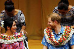 Герцогиня Сассекская Меган и принц Гарри Уэльский во время визита на Фиджи, октябрь 2018 года