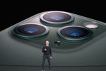 Камеры нового iPhone 11 Pro на презентации компании Apple, 10 сентября 2019 года
