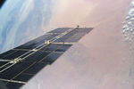 Вид из иллюминатора орбитальной космической станции «Мир», 1986 год