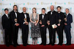 Команда мюзикла «Ла-Ла Ленд» (лучший фильм) с премиями BAFTA, 12 февраля 2017 года