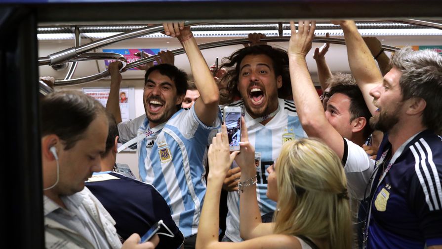Аргентинские болельщики на чемпионате мира