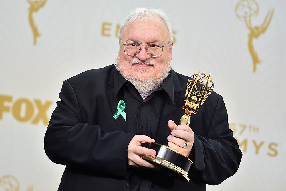 Писатель Джордж Р. Р. Мартин на церемонии Emmy Awards 2015