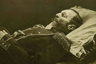 Император Александр II на смертном одре, 1881 год