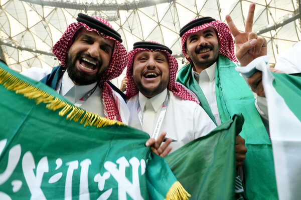 Болельщики сборной Саудовской Аравии на&nbsp;ЧМ-2022 в&nbsp;Катаре