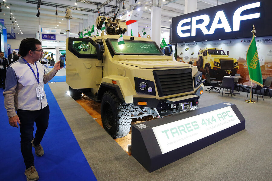 Бронеавтомобиль TARES 4x4 на&nbsp;2-й Всемирной оборонной выставке World Defense Show в&nbsp;Эр-Рияде