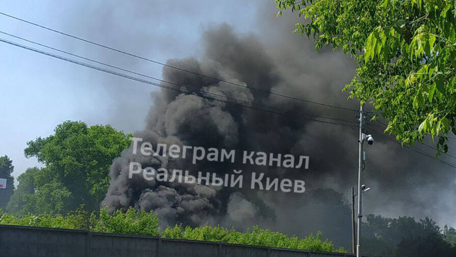 Klymenko Time: в Киеве произошел сильный пожар