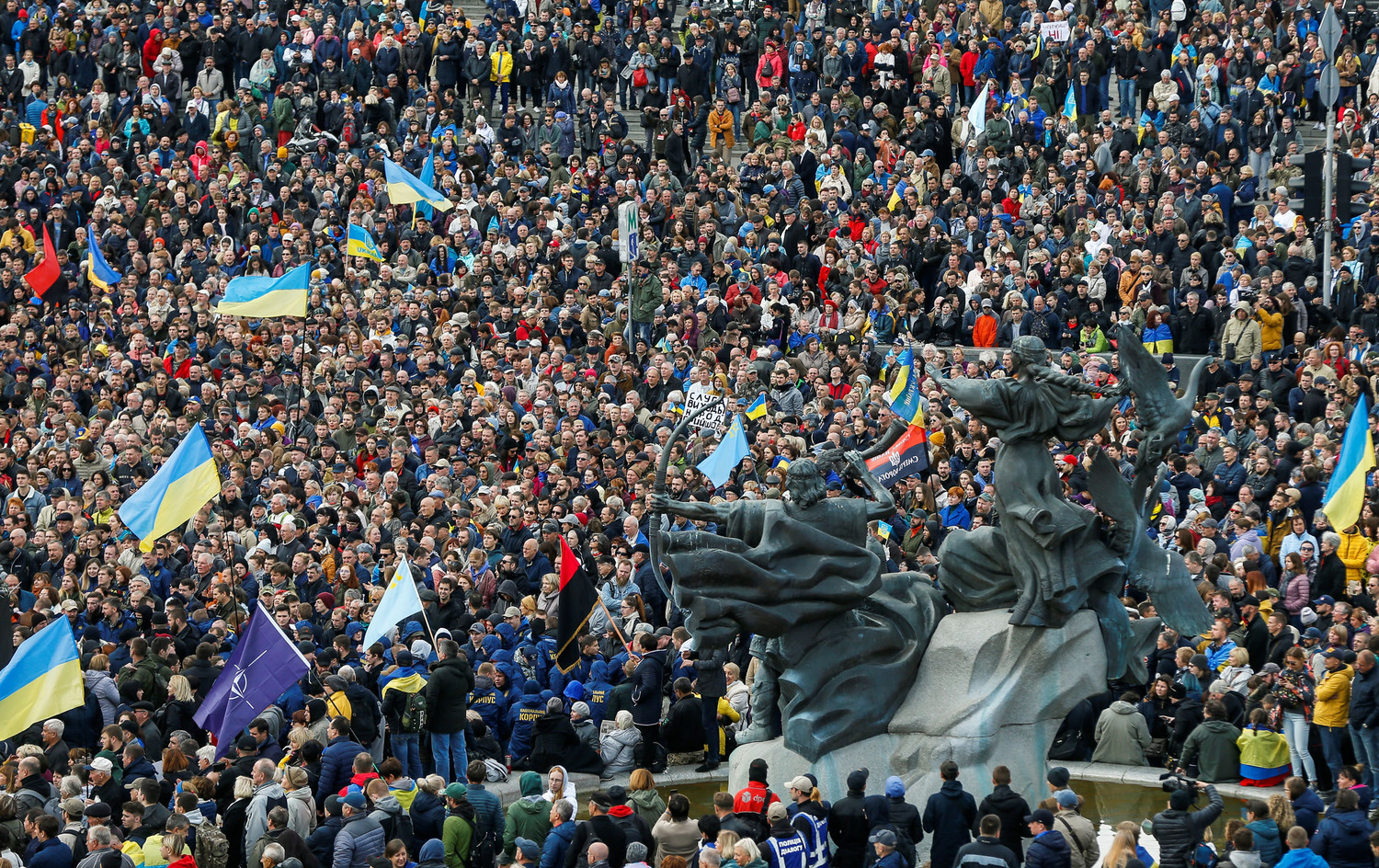 Майдан площадь в Киеве в 2014