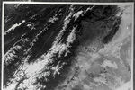 Снимок земной поверхности, сделанный с борта космического корабля «Восход-2», 18 марта 1965 года