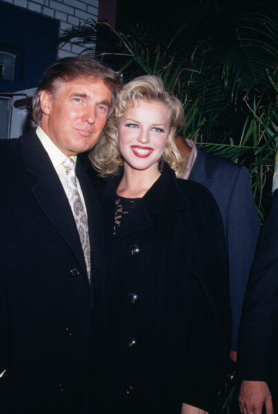 Ева Герцигова и Дональд Трамп в&nbsp;Нью-Йорке, 1992&nbsp;год
