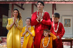 Премьер-министр Канады Джастин Трюдо с семьей во время официального визита в Индию, 2018 год