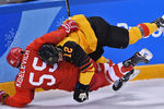 Финальный матч Россия - Германия по хоккею среди мужчин на XXIII зимних Олимпийских играх