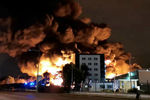 Пожар на химическом заводе Lubrizol во французском Руане, 26 сентября 2019 года 