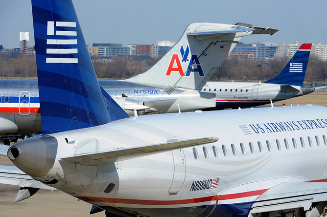 American Airlines и US Airways договариваются о слиянии