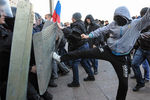 Во время беспорядков в Донецке