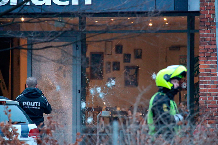 Полиция на&nbsp;месте перестрелки в&nbsp;Копенгагене