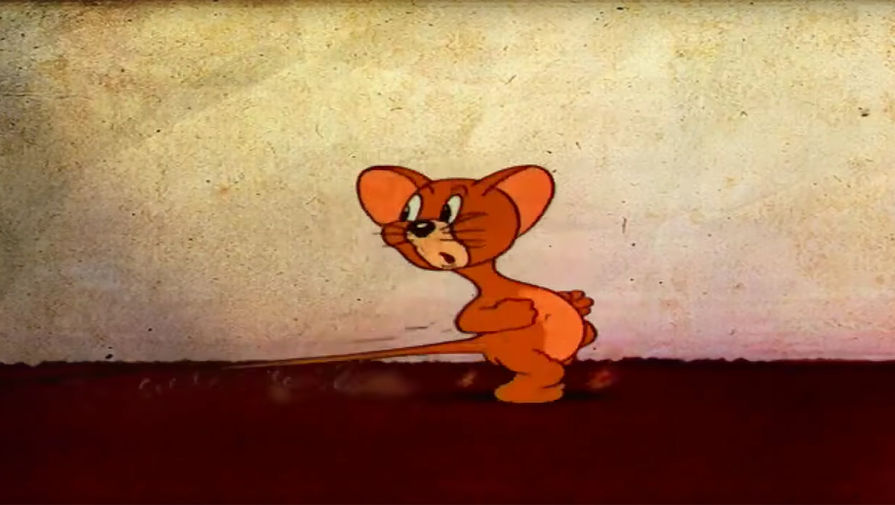 Кадр мультфильма «Кот получает пинка» (1940)
