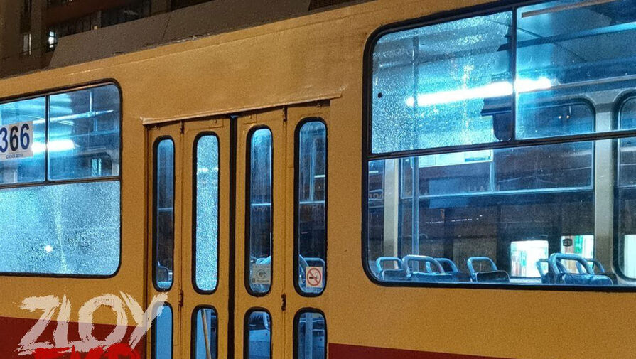 Появилось видео с обстрелом трамвая в Екатеринбурге