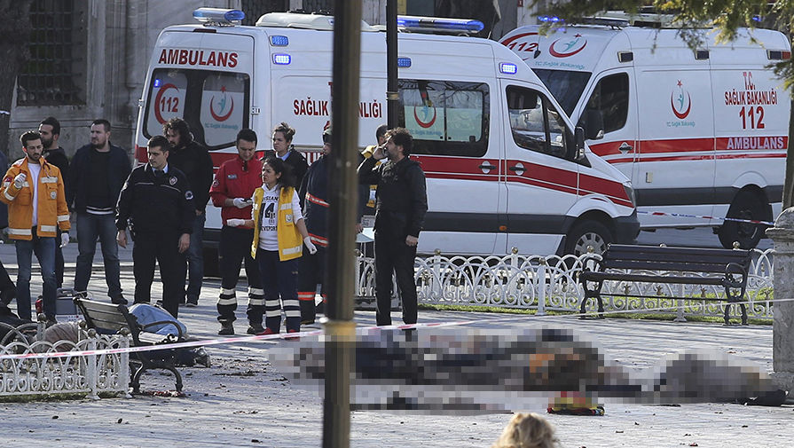 На&nbsp;месте взрыва в&nbsp;центре Стамбула
