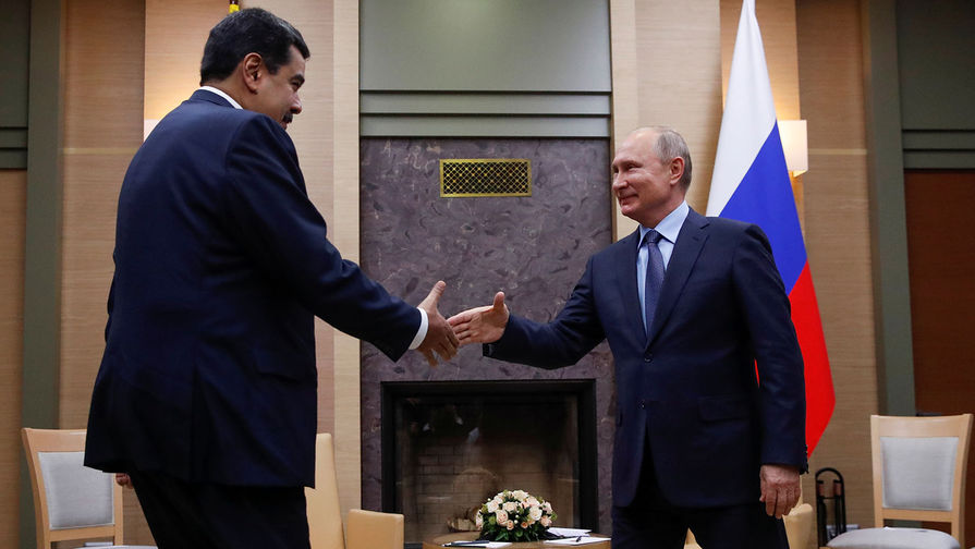 Президент Венесуэлы Николас Мадуро и президент России Владимир Путин, 5 декабря 2018 года 