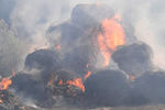 Тушение пожара в Ольховском районе Волгоградской области, 8 июля 2020 года