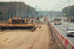 Реконструкция МКАД, 1997 год. На снимке: расширение МКАД в районе Алтуфьевского шоссе
