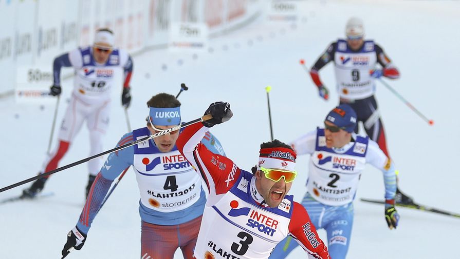 Сергей Устюгов занял второе место в масс-старте на 50 км на чемпионате мира в финском Лахти