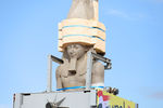 Во время переноса статуи Рамзеса II в Каире, 25 января 2018 года