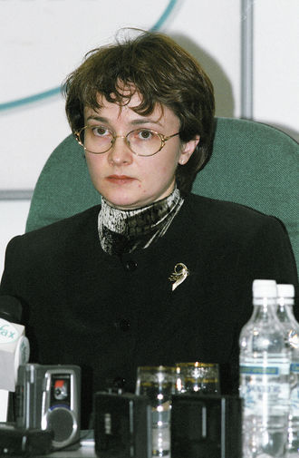 Вице-президент Центра стратегических разработок Эльвира Набиуллина, 2000 год