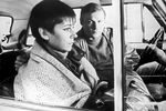 Актеры Елена Сафонова и Виталий Соломин в фильме «Зимняя вишня», 1985 год