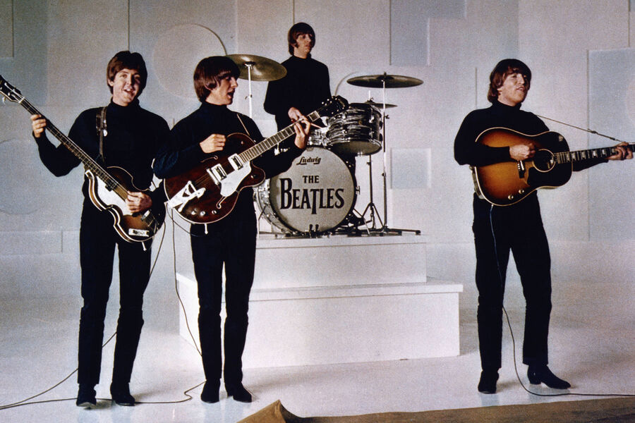 Группа The Beatles, 1964&nbsp;год. Ринго Старр, Пол Маккартни, Джордж Харрисон и Джон Леннон
