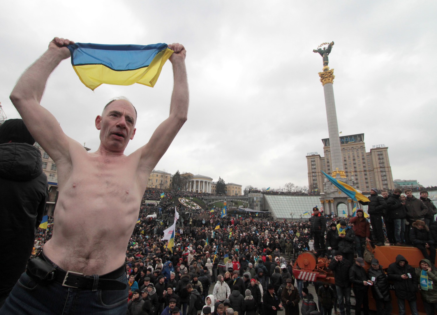 Украинцы радовались