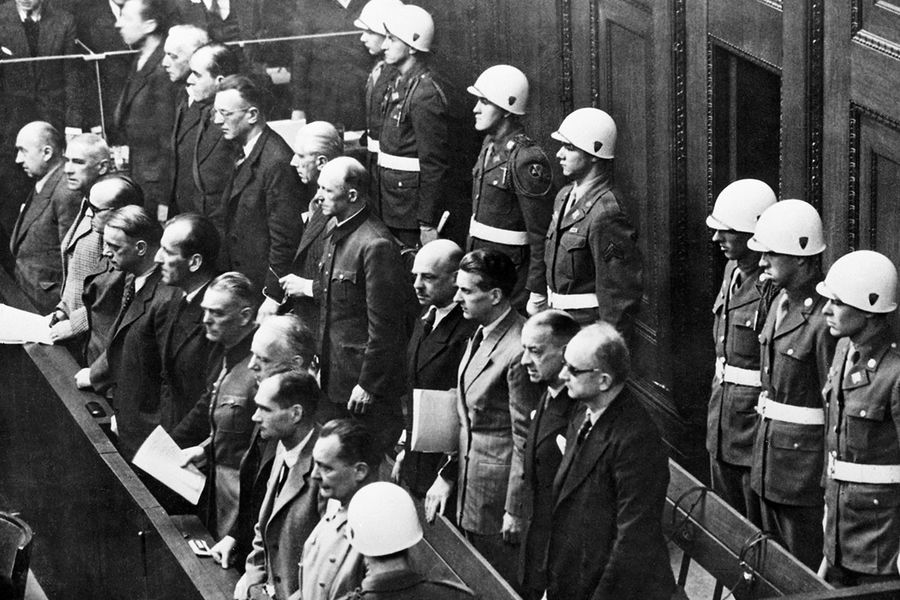 Нюрнбергский процесс (20 ноября 1945 г. - 1 октября 1946 г.). Международный военный трибунал над бывшими руководителями гитлеровской Германии. Здание Нюрнбергского Дворца юстиции