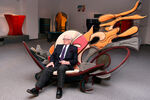 Пьер Карден на выставке «Эволюция дизайна Пьера Кардена» в Париже, 2005 год