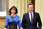 Премьер-министр Великобритании Дэвид Кэмерон с супругой