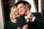 Марк Райлэнс с женой на вечеринке Vanity Fair Oscar Party после 88-й церемонии вручения премии «Оскар»